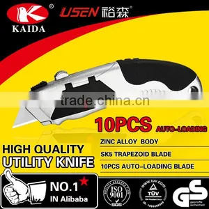Heavy Duty 10 PCS Auto-loading Blade Utility Knife thumbnail-1