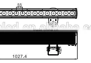 Hot Sale LED Pixel Bar 18x 10W RGBW 4-in-1 Wall Washer LED Light thumbnail-2