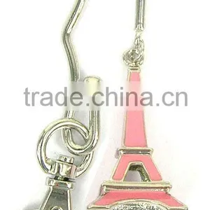Wholesale Metal Eiffel Tower Key Finder With Keychain,good Quality,pass Factory Audit thumbnail-1
