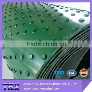 Anti-slip Pattern PVC Solid Woven Conveyor Belt, Lightweight Pvc Food Convyor Belt thumbnail-1