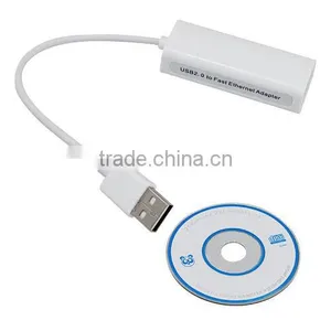 New USB 2.0 to Fast Ethernet LAN Female RJ45 Network Adapter thumbnail-1