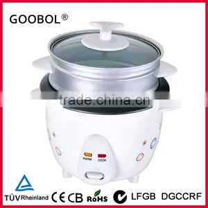 Small Drum Shape Rice Cooker for Europe Market With Steamer thumbnail-1