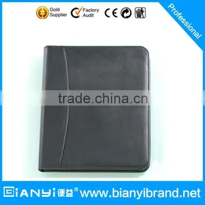 PU or PVC or Leather Fashion Portfolio With Exercise Book and Pen Holder thumbnail-1