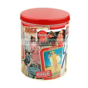 Round Shape Tea Tin Box thumbnail-1