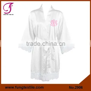 Fung 2906 Women Lace Satin Robes thumbnail-4