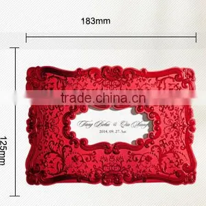 Hot Sale Business Invitation Card Glossy Beautiful Wedding Card thumbnail-1