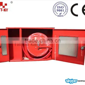 Steel Fire Hose and Fire Extinguisher Cabinet With Two Doors thumbnail-1