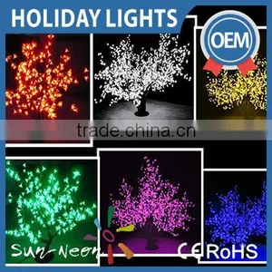 Small Led Cherry Blossom Tree Lights Holiday Ornament Outdoor Lighting thumbnail-1