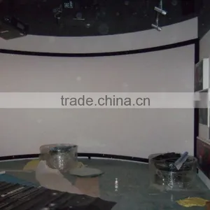16:9 76" Flexible White Curved Fixed Frame Projection Screen thumbnail-6