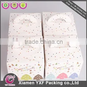 Christmas Party White Paper Box + White Ribbon thumbnail-3