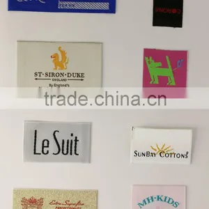Customized Woven Clothing Labels Size Labels Iron On Backing For Garment Labels thumbnail-1