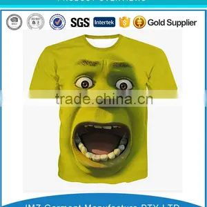 Custom 3D Print T-shirt Mens t Shirt Clothing Factory thumbnail-1
