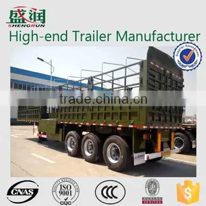 Warehouse Gate Transport Semi Trailer Shengshun Auto Side Wall Semi Trailer thumbnail-2