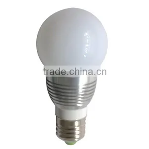 3W E27 Silver Led Global Bulb thumbnail-1