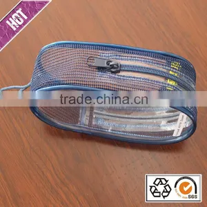 High Quality PVC Oval Coin Bags Tarpaulin Plastic PVC Waterproof Zip Lock Bag thumbnail-1