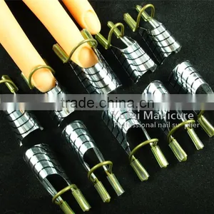 Hotselling Box Package Reusable Silver Metal Nail Forms thumbnail-1