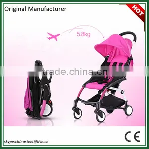 2016 Hot Sell Fashionable Bed Basketball Folding Baby Pushchair Portable Stroller With Best Quality Accept Paypal Payment thumbnail-6