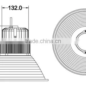 58w/100/160w Led High Bay Lighting With Meanwell Driver. thumbnail-5