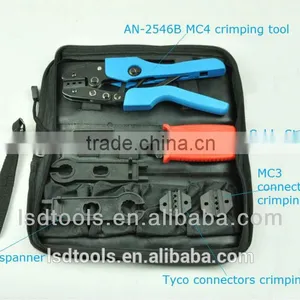 LSD AN-K2546B Good Quality MC4 Solar Connector Crimping Tool Kits, Solar Cable Crimping Tool Box, Used for 2.5~6mm2 Solar Wire. thumbnail-2