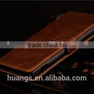 Exquisite PU Leather Pouch Stander Leather Case Flip Cover for Sony Xperia Z3 thumbnail-6