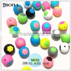 Loose Silicone Beads Star Round Silicone Beads thumbnail-4