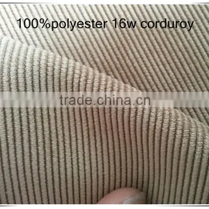 100%Polyester 16walls Corduroy for Garments thumbnail-1