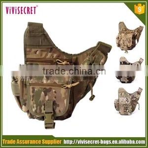 Outdoor Travelling Bag 800D Army Camouflage Camera Shoulder Bag thumbnail-1