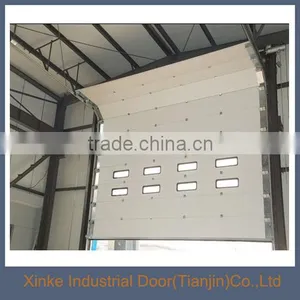 Industrial Sectional Automatic Garage Door With Small Door SLD-043 thumbnail-1