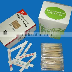 1000pcs Dia 2.2mm Wooden Cello Wrapped Toothpicks thumbnail-5