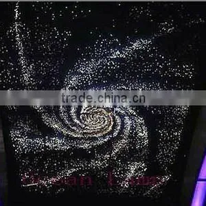 Romantic Rose Sky Optic Fiber Lamp Ceiling/Wall Fixture Flower Night Light Pendant Lamp Fiber Optic Decoration for Kids - OM163 thumbnail-2