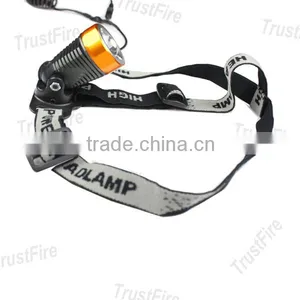 2013 Newest TrustFire Manufacturer 3868-H6 Rechargeable Aluminum Shell 400lm Cree Xml t6 Led Headlight With CE Certificate thumbnail-1