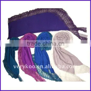 Fashion Handmade Lace Embroidered Scarf / Shawl (FCH-10089) thumbnail-1
