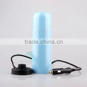 12V24V 50W Stainless Steel Electric Car Heated Travel Mug Cup Bottle thumbnail-4