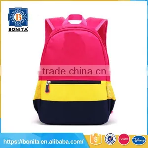 Trendy Girls Pink Yellow Black 3 Colors Bag School Backpack With 600d thumbnail-1