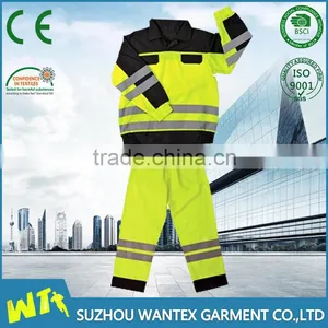 Hi-Viz Ladies Yellow Outdoor Work Jacket Suits Design for Working thumbnail-1
