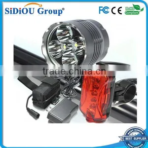 5600LM XM-L2 T6 5 LED 3 Modes Headlamp Bike Headlight+Battery Pack+charger+headband+2x Rubber Ring+Bicycle Rear Light thumbnail-1