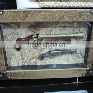 Handmade Wooden Pistols Painting Wooden Art thumbnail-3