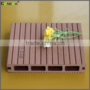 Outdoor Patio Decking Wood Floor Covering Anti-UV Bois Composite WPC Flooring thumbnail-3