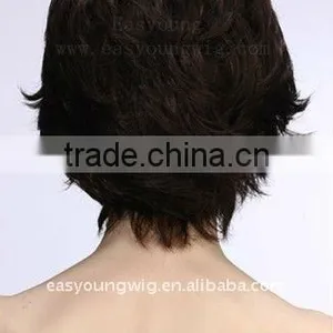 Short Synthetic Hair Wigs for Both Men and Women Toupee thumbnail-3