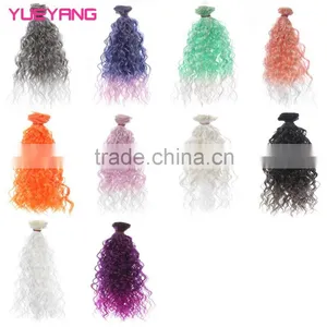 25cm Short Rainbow Ombre Braiding Hair Extensions thumbnail-1
