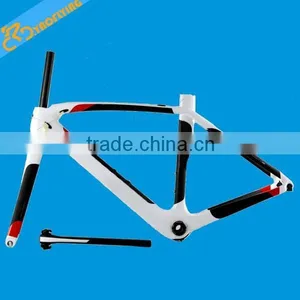 Customise Painting Carbon Road Bike Frame,discount Carbon Bike Frame White Carbon Frame on Sale thumbnail-1