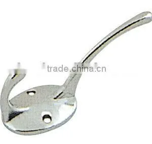 Chrome Clothes Metal Hanging Hook thumbnail-1