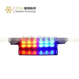 1W*12LED (12W) Car Accessories Emergency Warning Strobe Light Led Dash Deck Rail Visor Light (XN-S6) thumbnail-1