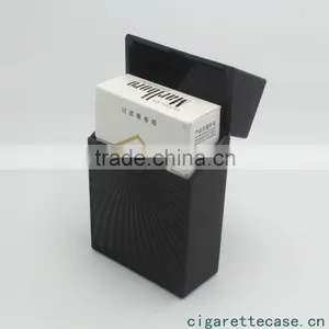 New Plastic Cigarette Case With Novely Push Button Wave Surface Design for 20s King Size Full Pack thumbnail-1
