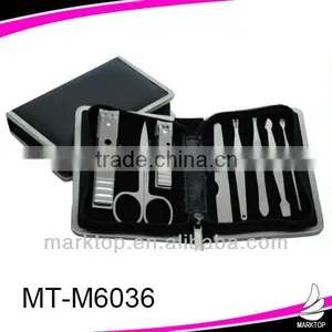 Hot! High End Leather Case 8PCS Manicure Set thumbnail-1