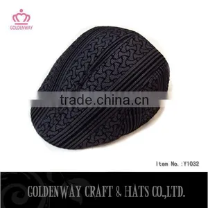 Men's Newsboy Black Ivy Hat thumbnail-1