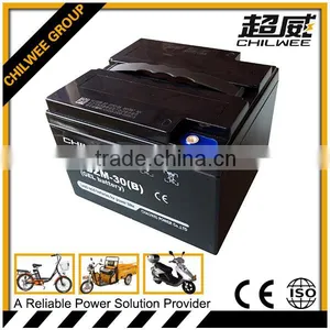 12v30Ah Sealed Lead Acid(SLA) Rechargeable Battery for Electric Bicycle thumbnail-1