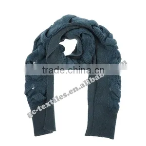 Wholesale China Manufacture Supplier Cashmere Hot New Product for 2015 Fashion Uae Poncho Wool Men Women Knit Scarf thumbnail-3