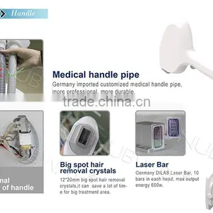 High Performance 808nm Diode Laser Hair Removal Machines for Spa thumbnail-2