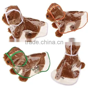 Transparent Soft Animal Waterproog Raincoat for Dog and Cat thumbnail-1